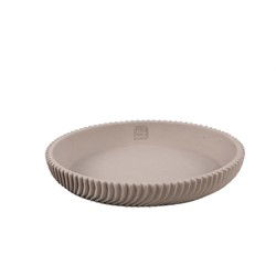 PTMD Schaal Lianna - 40x40x6 cm - Cement - Beige
