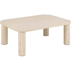 Salontafel MDF Beige - 100x75x36cm - In-Beom
