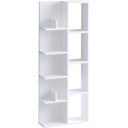 Boekenkast met 4 vakken en 4 legplanken H150 cm  LILY