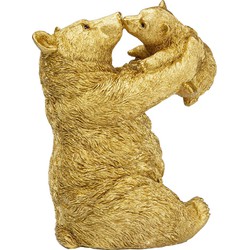 Kare Decofiguur Bear Lucky Mom Gold 27cm