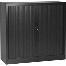 CLASSIFY lage kantoorkast met gordijnen 120x43x100 cm