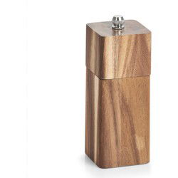 Zeller Pepermolen of zoutmolen - acacia hout - 13 cm - Peper en zoutstel