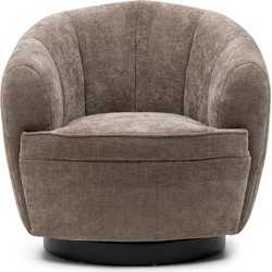 Riviera Maison The Countess Swivel Armchair, montmartre weave, warm mushroom