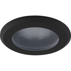 Groenovatie LED Inbouwspot 7W, Zwart, Rond, 24D, Warm Wit, Waterdicht IP65