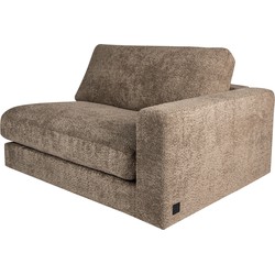 PTMD Nilla sofa armrest R SiC Ant5 Brown