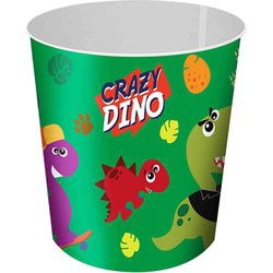Kids licensing Dinosaurus prullenbak/papiermand - plastic - 21,5 x 21 - Prullenmanden