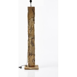 HSM Collection-Vloerlamp Vierkant-30x30x145-Naturel-Teak