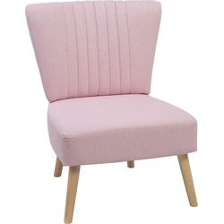 Beliani VAASA - Fauteuil-Roze-Polyester