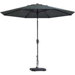 Madison - Parasol Paros II Round Grey - 300cm - Grijs