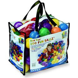 Intex 100 Ballen voor de Ballenbak 8cm
