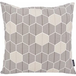 Hexagon Grijs | 45 x 45 cm | Kussenhoes | Katoen/Polyester