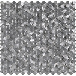 Mozaiek L'Antic Gravity 31x31 cm aluminium hexagon metal 1 ST