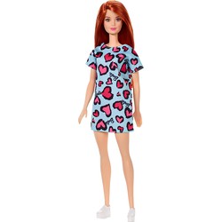 Barbie Barbie Pop Trendy Gele Jurk Met Hartjes