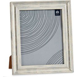 Giftdecor Fotolijstje voor foto 20 x 25 cm - hout/zilver glans - Fotolijsten