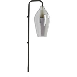 Light & Living - wandlamp - Lukaro - zwart - glas - kleurglas-lamp - E27 - 3127527