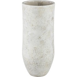 PTMD Dorin White cement minimal high round pot L