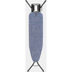 Strijkplank A, 110x30 cm, strijkerhouder - Denim Blue