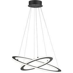 Moderne Hanglamp Durban - Metaal - Grijs