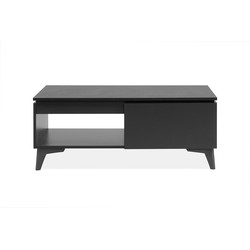 Salontafel 1 lade 1 vak L100 cm - BERTRIX
