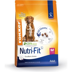 Dog Nutri-Fit M (10-30 kg) 2,5kg - Fokker