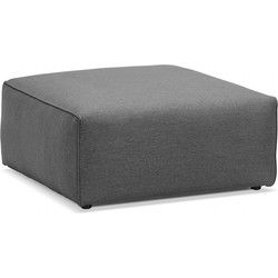 CANYON design bankpoef 95x95x42 cm Grijs