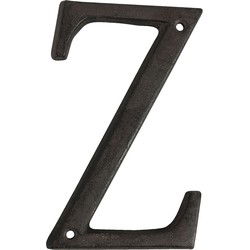 Clayre & Eef IJzeren Letter Z Bruin IJzer