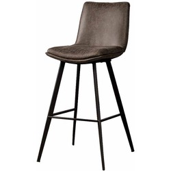 SIDD Pamplona barstool - fabric T-anthracite