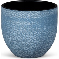 Bloempot voor Binnen - Aardewerk - Blauw - Ø 14 cm