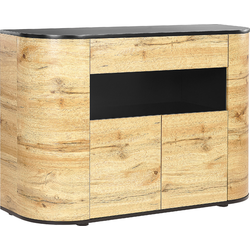 Beliani JEROME - Sideboard-Lichte houtkleur-MDF