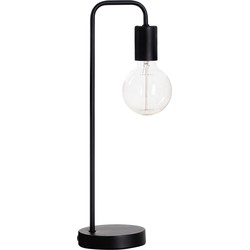 Atmosphera Tafellamp/bureaulampje Design Light - zwart - H46 cm - Bureaulampen