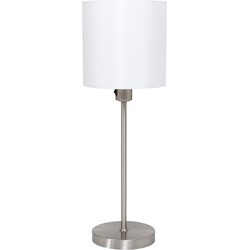 Mexlite tafellamp Noor - staal - metaal - 20 cm - E27 fitting - 1563ST