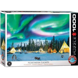 Eurographics Eurographics puzzel Northern Lights - Yellowknife - 1000 stukjes