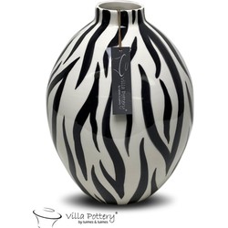 Villa Pottery  Bloemenvaas Mozambique Zebra 22x28