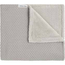 Baby's Only Gebreide ledikantdeken teddy - Baby deken Sky - Urban Taupe