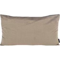 Sierkussen Velvet Taupe Long | 30 x 50 cm | Velvet/Polyester