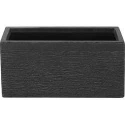 MYRA - Plantenbak - Zwart - 50 cm - Klei-vezelmengsel