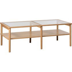 Salontafel Elba Salontafel Naturel Eiken 60x120cm - Giga Living