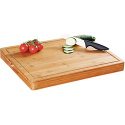 Zeer Luxe Proffesionele Snijplank, Bamboe 50 x 40 x 5 cm - Met handvat uitsparing