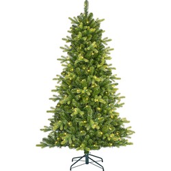 Black Box Trees Dayton Kunstkerstboom met LED Verlichting - H120 x Ø81 cm - Groen