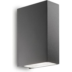 Moderne Wandlamp - Ideal Lux Tetris-2 - Grijs - Aluminium - G9 - 4x9x13 cm