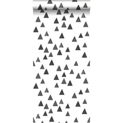 ESTAhome behang grafische driehoeken zwart wit