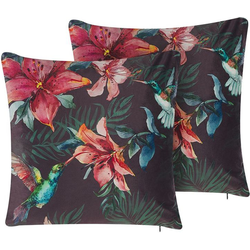DICHONDRA  - Sierkussen set van 2 - Multicolor - 45 x 45 cm - Fluweel