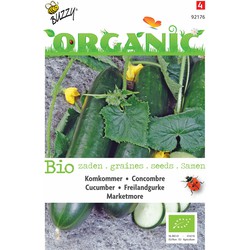 5 stuks - Organic Komkommer Marketmore (Skal 14725) - Buzzy