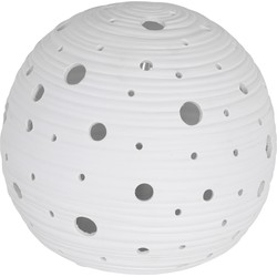 Anne Lighting - tafellamp - Jazz - wit - keramiek - Ø 20cm - E14 - 3110W