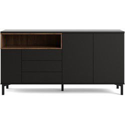 Dressoir met 3 deuren, 3 lades en 1 open vak B175,7 cm  APRIL