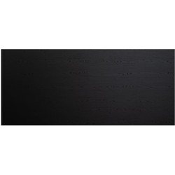 Tafelblad Roan melamine zwart 220 x 90 cm
