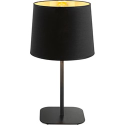 Moderne Metalen Ideal Lux Nordik E27 Tafellamp - Zwart