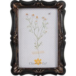 Clayre & Eef Fotolijst Zwart Bruin Kunststof