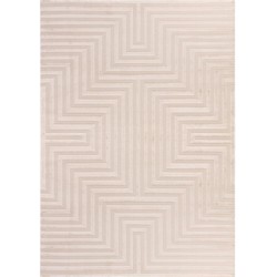 Cara vloerkleed - Labyrinth Modern Japandi - Beige