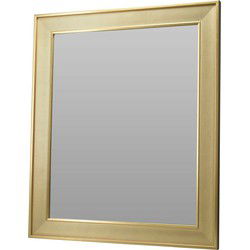 Home & Styling Wandspiegel met brede lijst El Dorado - frame kleur goud - 50 x 60 cm - Spiegels